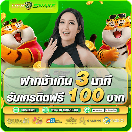 ฝากช้ารับฟรี100